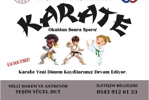 Kalkandere Halk eğitim merkezinde Karate kursu açıldı