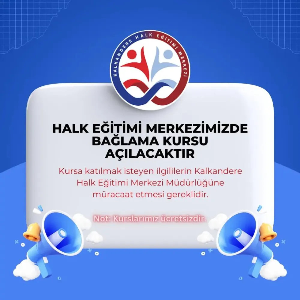 Halk Eğitim Merkezinde Bağlama Kursu Açıldı