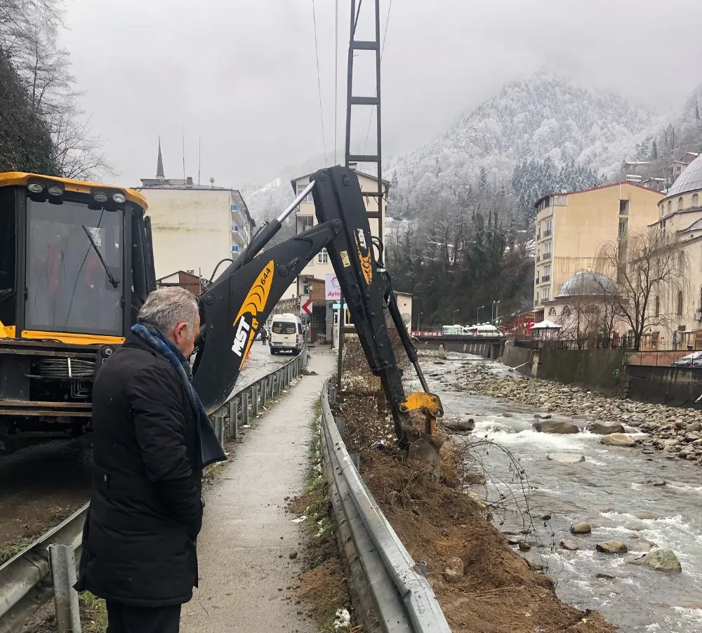 İkizdere güzelleşiyor; Yürüyüş Yolu ve Bisiklet Yolu Projesi Hayata Geçiyor