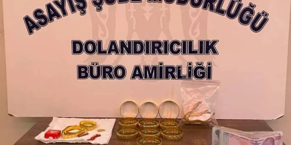 Sahte Altınla Kuyumcuları Dolandıran 2 Kişi Yakalandı