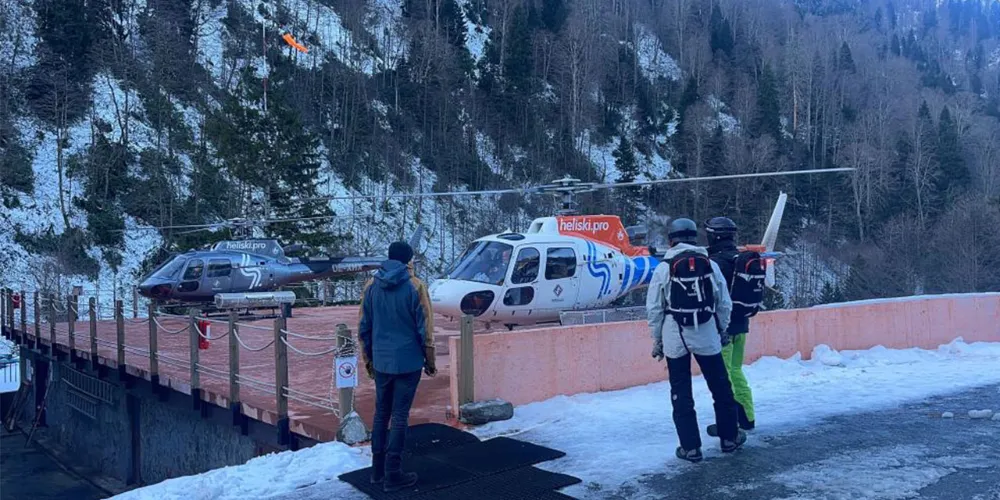 Kaçkar Dağlarında ‘Heliski’ Heyecanı Başladı