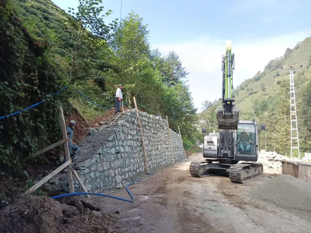 Çağlayan ve Fındıklı Köylerimizdeki Taş Duvar Çalışmaları Tamamlandı 