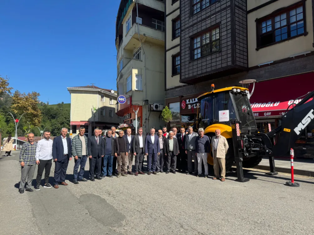 Kalkandere Belediyesine Yeni Hizmet Aracı Alındı