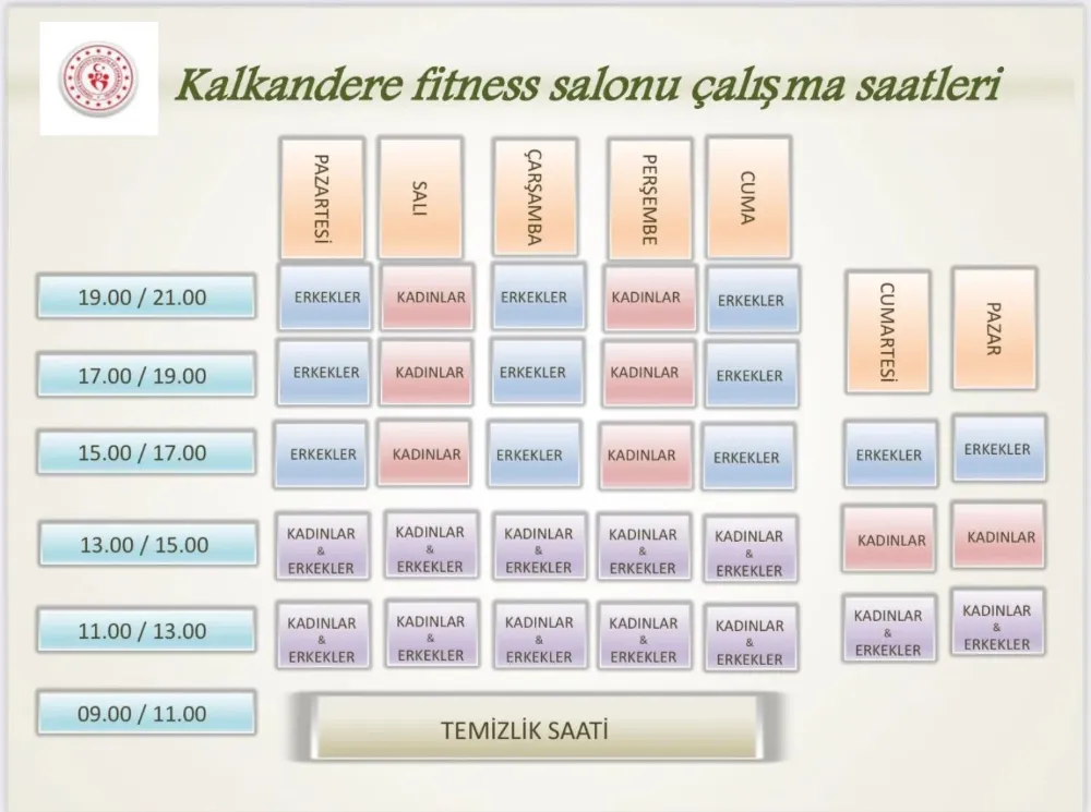 Kalkandere Halk Eğitim Bünyesindeki  Fitness Salonunun Çalışma Saatleri Belirlendi