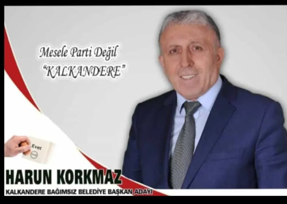 HARUN KORKMAZ BAĞIMSIZ BELEDİYE BAŞKAN ADAYLIĞINI AÇIKLADI 