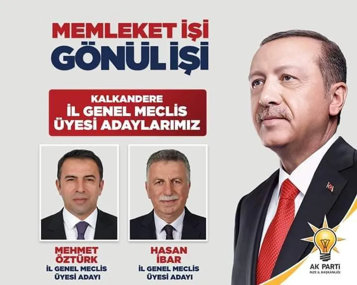 Kalkandere il genel meclisi üyeleri değişmedi 