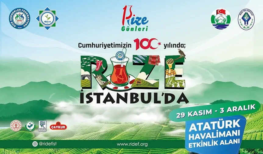 Cumhuriyetimizin 100.Yılında Rize İstanbul