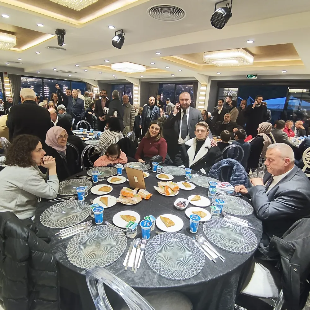 Sarıyer Rizeliler iftarda bir araya geldi