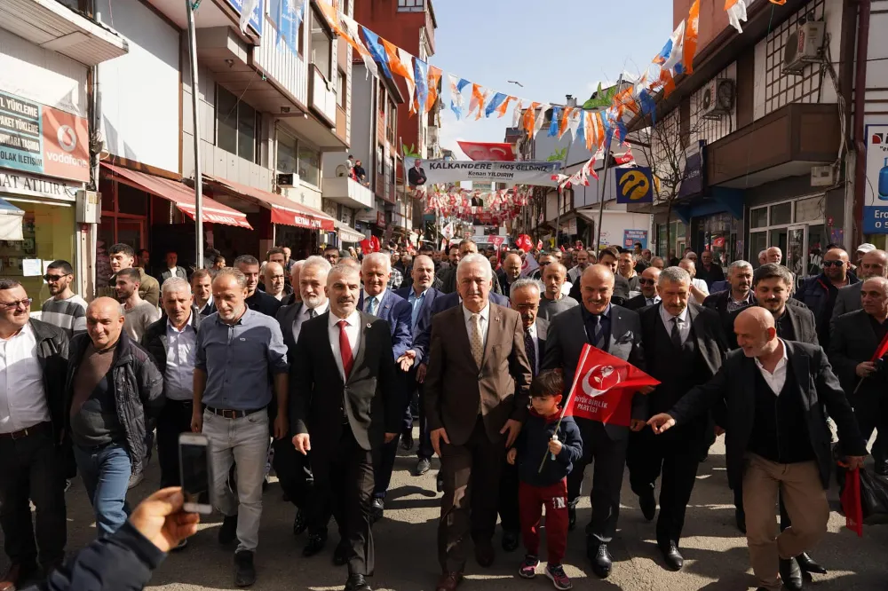 YILDIRIM, Büyük Kalkandere Mitingini Yaptı