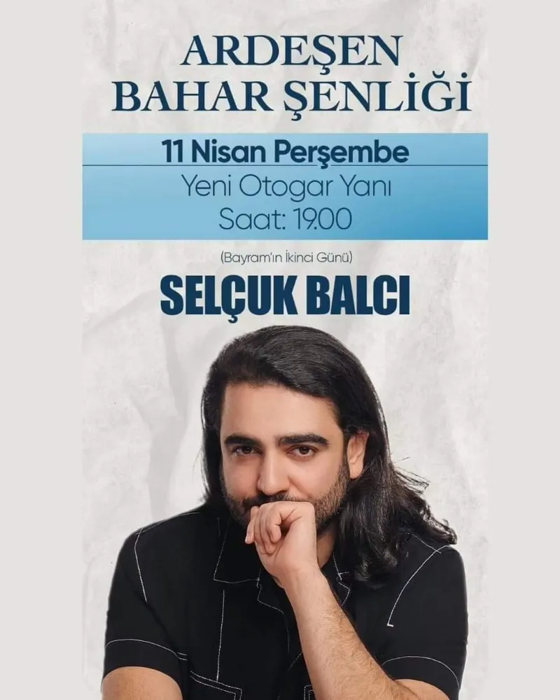 Ardeşen’de Selçuk Balcı Konserine davetlisiniz