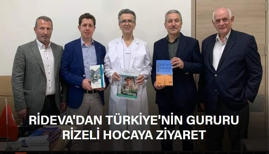 RİDEVA’DAN SAĞLIK ALANINDA TÜRKİYE’Yİ GURURLANDIRAN HEMŞERİMİZ PROF. DR. ŞABAN ŞİMŞEK’E TEBRİK ZİYARETİ