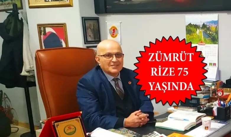 ZÜMRÜT RİZE GAZETESİ 75 YAŞINDA