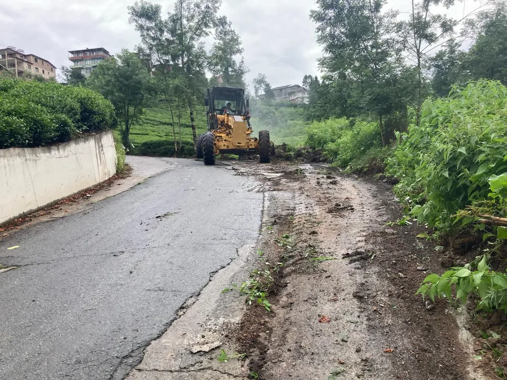 Aşağı Tatlısu Mahallesinde Yol Temizleme ve Genişletme Çalışması Yapılyor