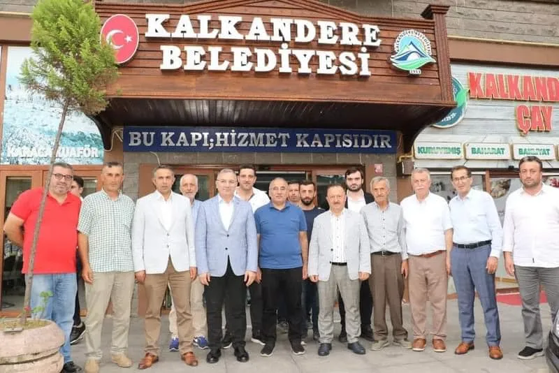 Kalkandere Belediye Başkanı Sayın Mehmet Yılmaz’ı makamında ziyaret