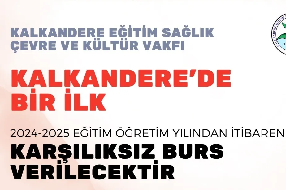 Kalkandere Vakfından Öğrencilerimize Büyük Destek, Karşılıksız Burs İçin İşte Detaylar 