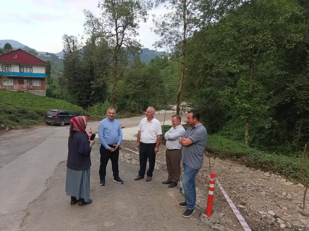 Mehmet YILMAZ, Yol Genişletme Çalışmalarını Yerinde İnceledi