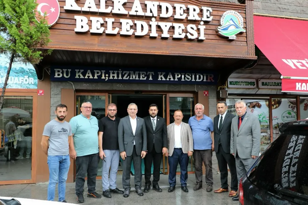 Rize İl Genel Meclisi Başkanı  Sayın Ali İmran Büyük, Kalkandere Belediyesini Ziyaret Etti