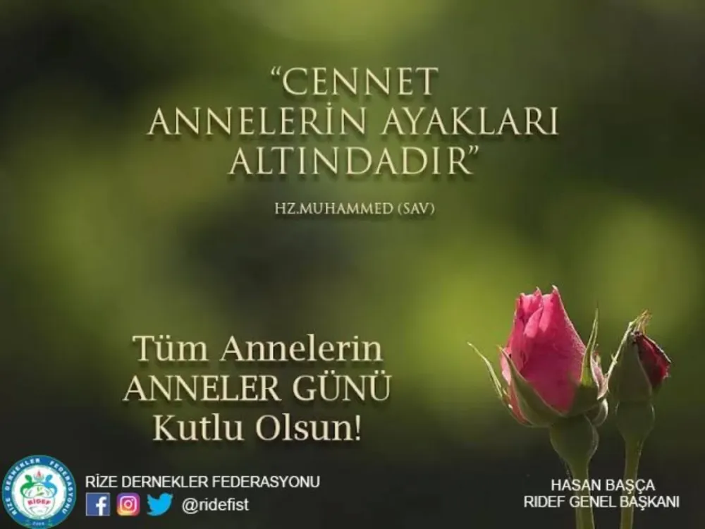 Ridef Anneler Günü Mesajı