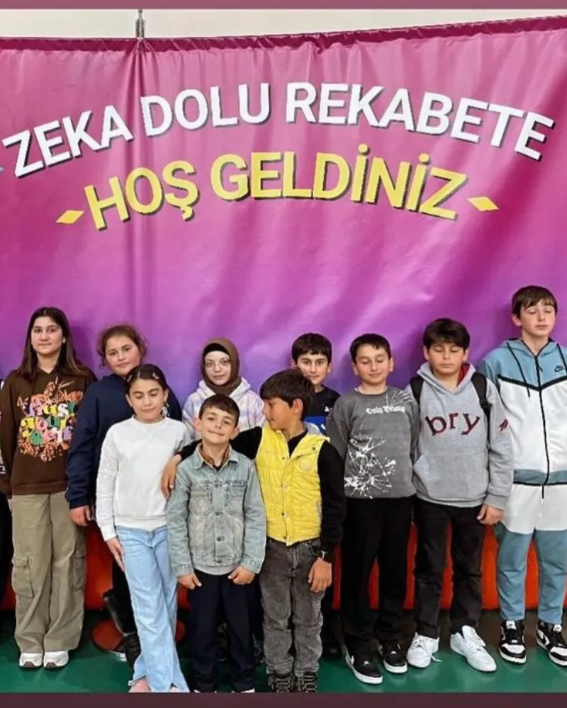 Rize genelinde düzenlenen Akıl ve Zeka Oyunları Turnuvasında büyük başarı