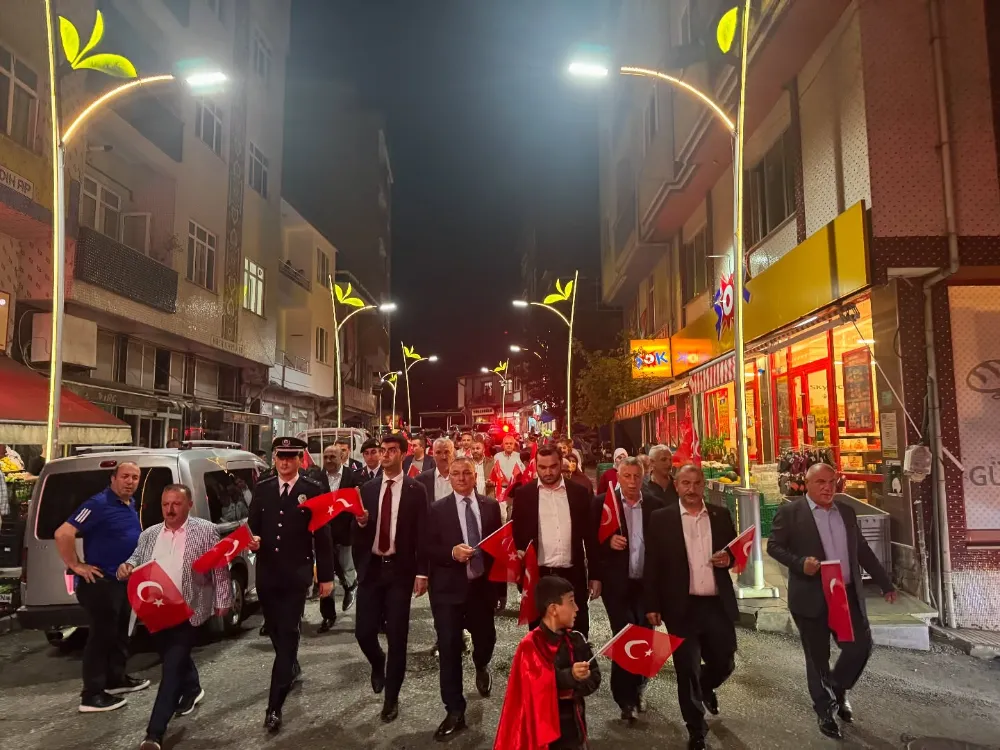 15 Temmuz Demokrasi ve Millî Birlik Günü Anma Yürüyüşü Yapıldı