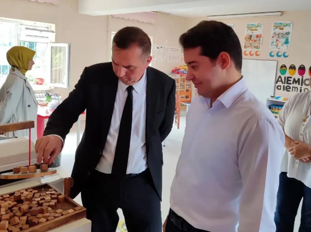 Sayın Muhammet Burak Katrancıoğlu; Ormanlı İlk-Ortaokulu Ziyaret Etti