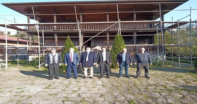 Hüseyin hoca köyü tarihi caminin restorasyonunda sona yaklaşılıyor