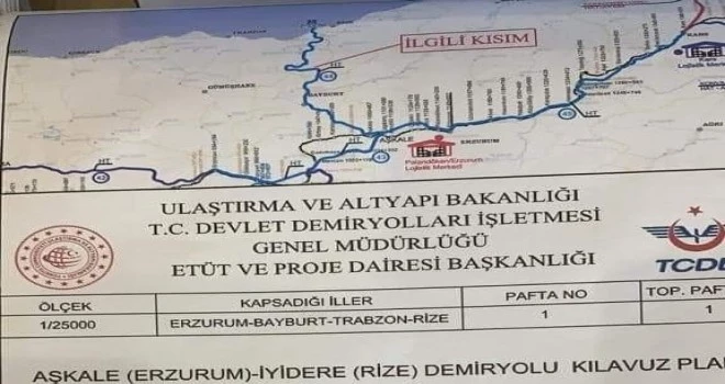 Rize Erzurum demir yolu hayata mı geçiyor?