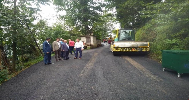 Geçitli İnci Yolbaşı Köyleri Grup Yolu Asfaltlama Çalışması Başladı