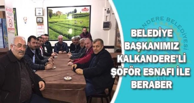 Kalkandere Taksi Esnafıyla Toplantı