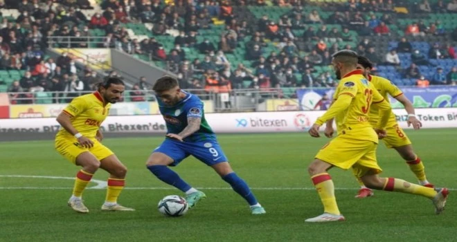 Çaykur Rizespor 3 puanı 3 golle aldı