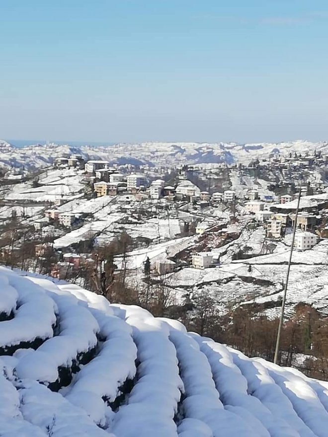 2021 Kalkandere kış manzaraları