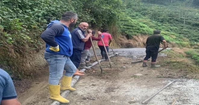 KURUKÖY VE KIZILTOPRAK MAHALLESİ BETONLAMA