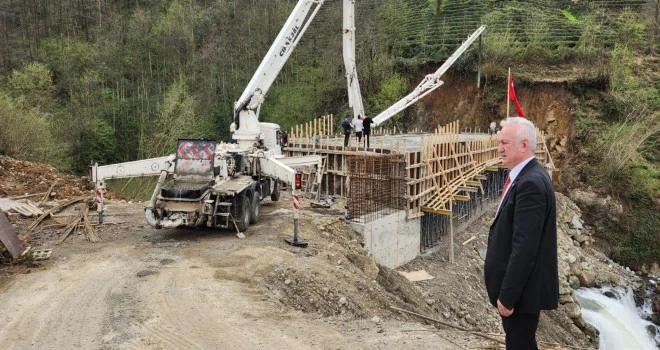 Kuruköy Mahallesi ile Ormanlı Köyü arasında Köprü