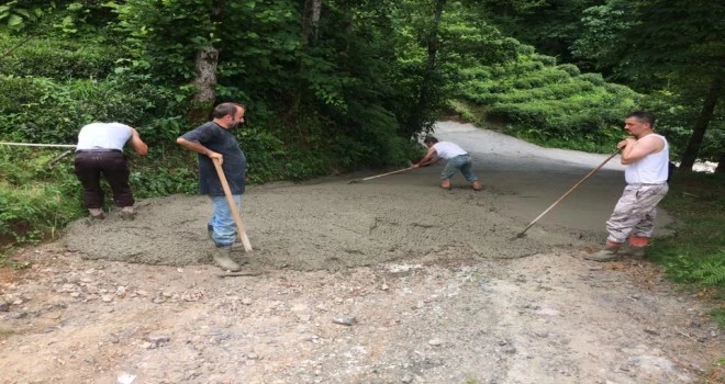 Kalkandere Taşçılar Mahallesi Betonlama