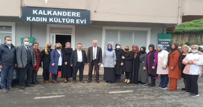 SEMA YAĞCITEKİN,DEN KALKANDERE KADIN KÜLTÜR EVİNE ZİYYARET