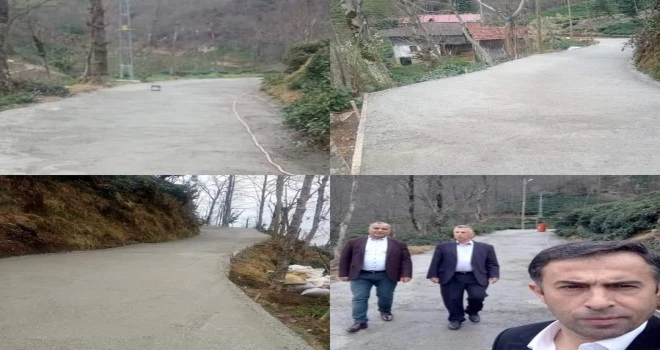 Yolbası köyünde betonlama çalışması yapıldı