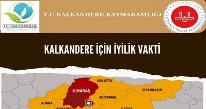 Kalkandere Kaymakamlığı Deprem Yardım Kampanyası