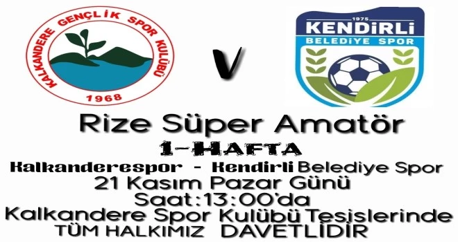 Kalkandere Spor - Kendirli Belediye Spor