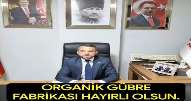 ORGANİK GÜBRE FABRİKASI PROJEMİZ RİZE’MİZE HAYIRLI OLSUN