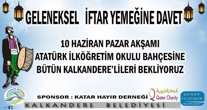 Kalkandere Belediyesi Geleneksel İftar Yemeği