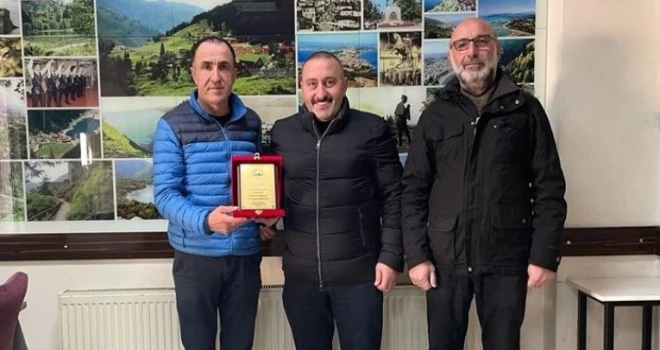 KALKANDERE SPOR BAŞKANI MEVLÜT İSLAMOĞLU İŞ ADAMLARINA ZİYARET