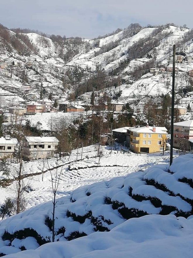 2021 Kalkandere kış manzaraları