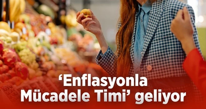 Enflasyonla Mücadele Timi geliyor