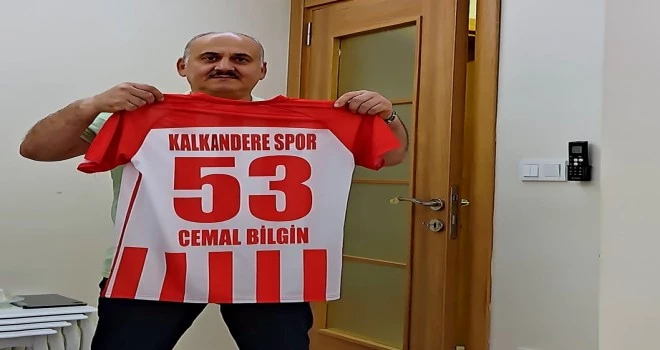 KALKANDERE SPORDAN BİR FORMADA SEN AL KALKANDEREHABER EDİTÖRÜNA CEMAL BİLGİNE