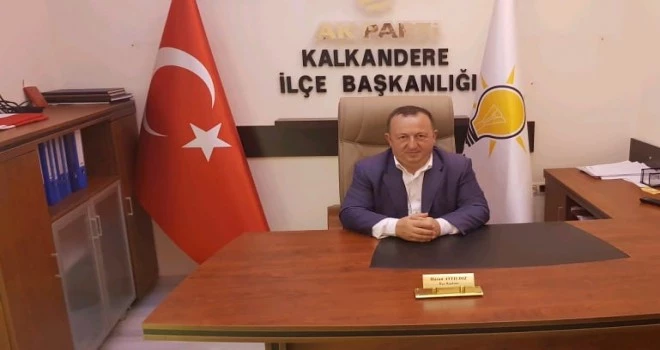 Kalkandere AK Parti İlçe Başkanı Hasan AYYILDIZ Kurban Bayramı Mesaji