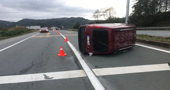 Rize İkizdere Yolu Üzerinde Feci Kaza