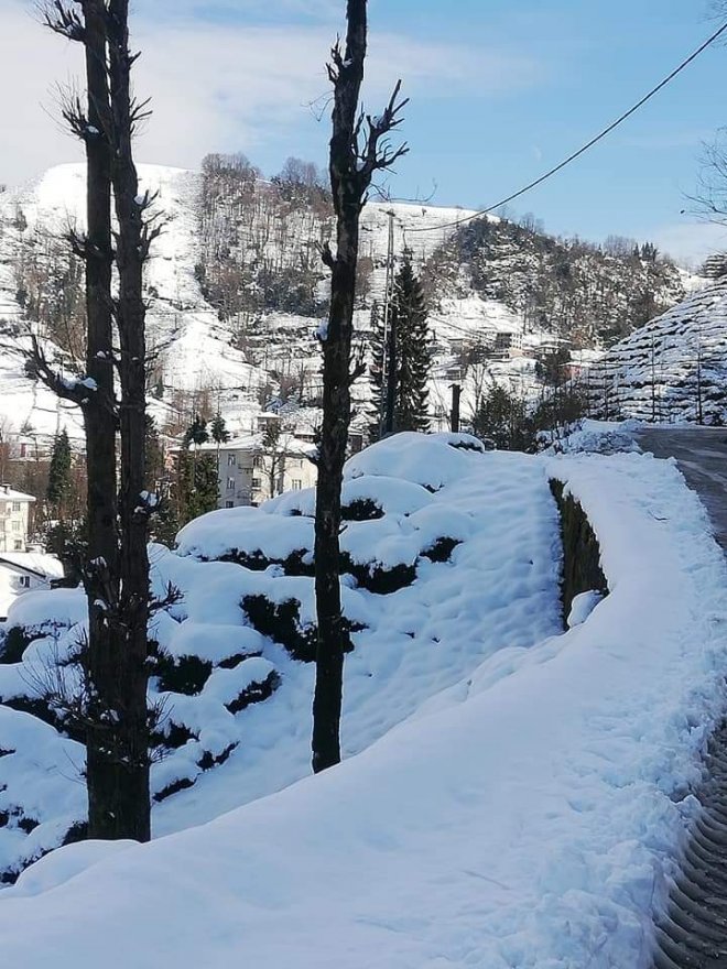 2021 Kalkandere kış manzaraları