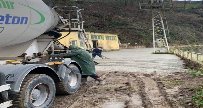 Mecmu hane yolu Yol bakım çalışması