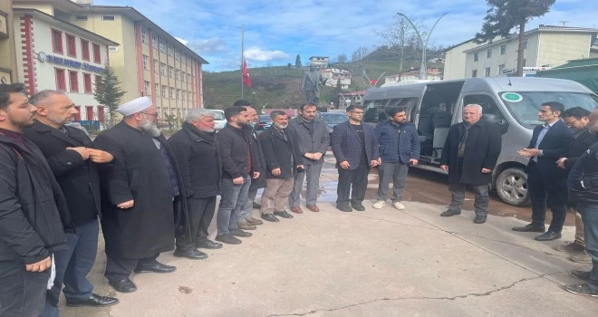 Din görevlilerimiz deprem bölgesinde görev yapmak üzere yola çıktılar.