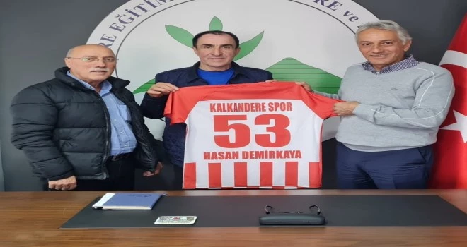 KALKANDERE SPORDAN BİR FORMADA SEN AL KALKANDERE VAKFI BAŞKANI HASAN DEMİRKAYA